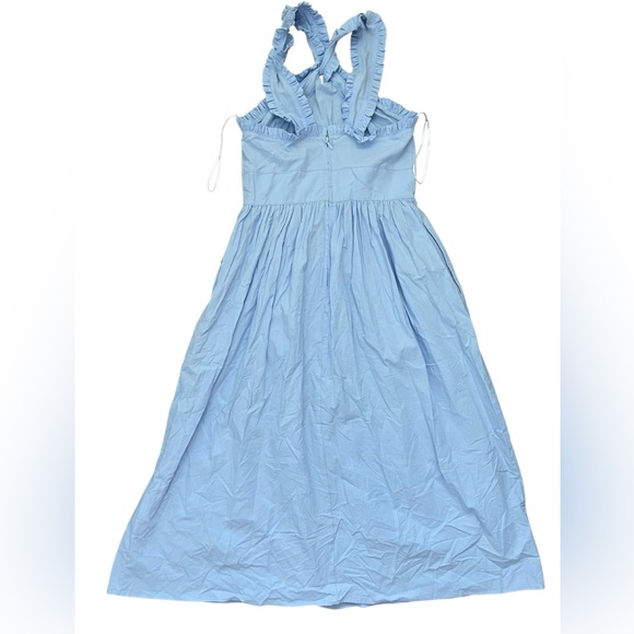 H&M Light Blue Ruffled Dress - Picture 2 of 6